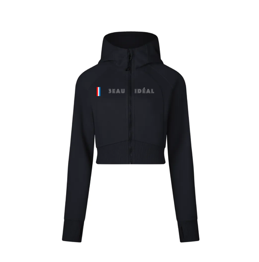 Womens Black Beau Idéal 37 Sweatshirt